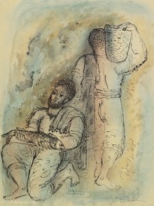 Fisherman, (1954) — Reuven Rubin