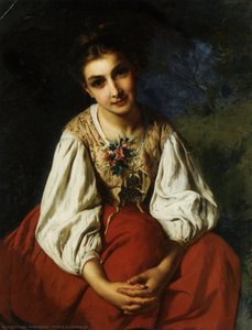 Portrait of a young girl