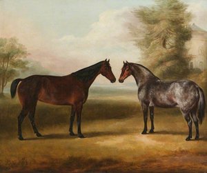 A Pair Of Horses — William Henry Davis