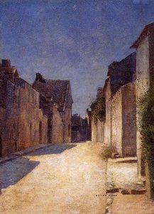 Street In Samois — Odilon Redon