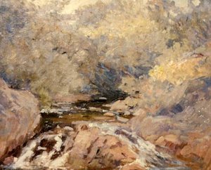 Brook Falls Josias River, (painting)