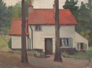 House With Red Roof — Harold Stanley Ede