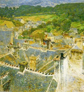 Rooftops: Pont-aven — Frederick Childe Hassam
