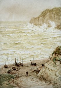 Beer Cove In A Storm — Frank Dadd