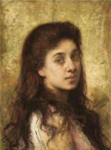 Red-haired Beauty — Alexei Alexeievich Harlamoff