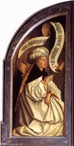 The Ghent Altarpiece Erythraean Sibyl — Jan Van Eyck