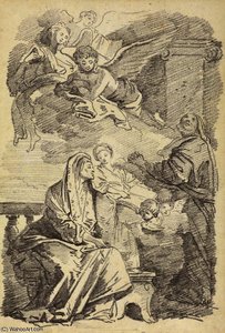 Saint Anne Teaching The Young Virgin To Read — Giambattista Tiepolo