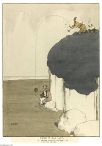 Good And Bad Luck. A Rather Curious Incident At Frinton On Sea — William Heath Robinson