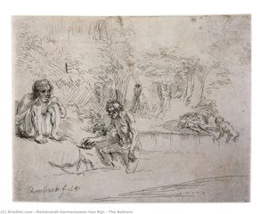 The Bathers — Rembrandt Van Rijn