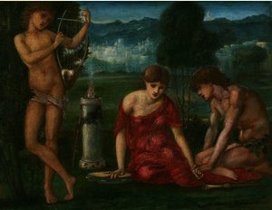 A Sacrifice To Hymen — Edward Coley Burne-jones