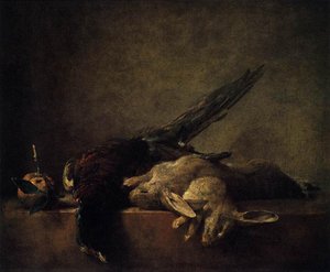 Still Life With Pheasant — Jean-baptiste-siméon Chardin