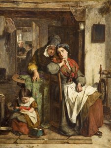 The Silken Gown — Thomas Faed