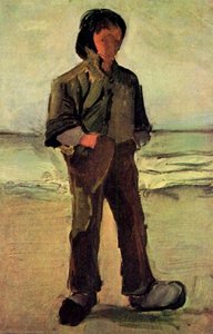 Fisherman On The Beach — Vincent Willem Van Gogh