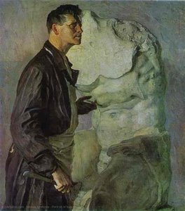 Portrait Of Ivan Shadr — Mikhail Nesterov