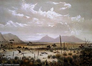 Kangaroo Hunting Near Port Lincoln — George French Angas