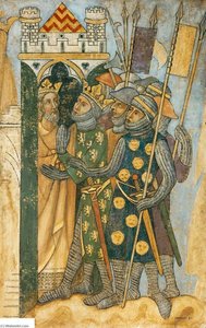 Reconstruction Of Medieval Mural Painting, Story Of Joab And Abner — Ernest William Tristram
