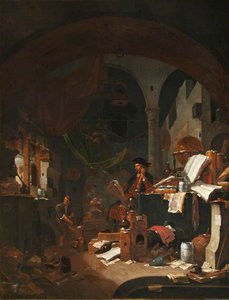 An Alchemist in His Laboratory