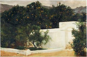 Orange Trees On The Road To Seville — Joaquín Sorolla Y Bastida