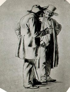 Study Of Two Figures 1 — George Caleb Bingham