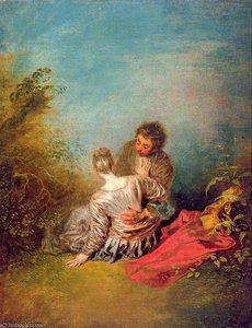 Untitled (6229) — Jean-antoine Watteau, Rococo