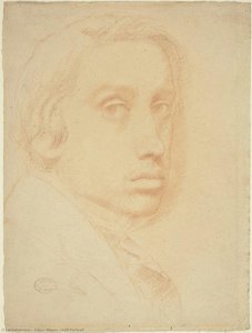 Self-portrait — Edgar Degas, Realist Movement
