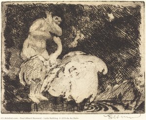 Leda Bathing (léda Au Bain) — Paul Albert Besnard