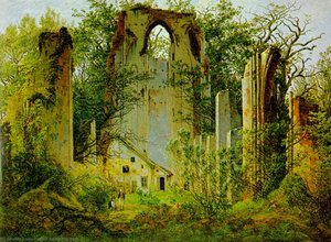 The Ruins Of Eldena Abbey1 — Caspar David Friedrich