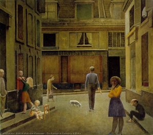 The Passage Du Commerce St Andre — Balthus