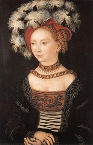Portrait Of A Young Woman — Lucas Cranach The Elder