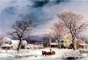 The Half-way House — George Henry Durrie