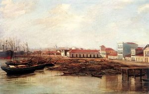 Português Porto Do Bispo Em 1886 — Benedito Calixto