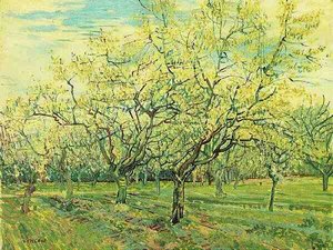 White Orchard, The — Vincent Willem Van Gogh, Post-impressionism