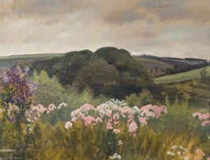 Garden At Withypool, Exmoor — Sir Alfred James Munnings