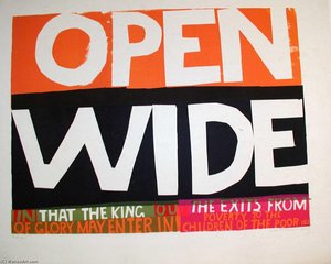 Sister corita kent open wide