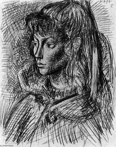 Portrait Of Sylvette David — Pablo Picasso