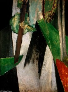 Le Coup De Soleul Dans L'allée De Trivaux Collection Particulière — Henri Matisse