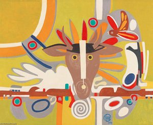 Deer Totem — Françoise Gilot
