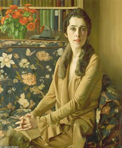 Portrait Of Mrs. Louise Morgan — Konstantin Andreevic Somov