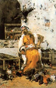 The Seller Of Chickens — José Villegas Cordero