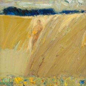 Figure In A Cornfield — John Houston