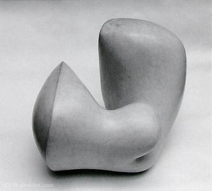 Human Concretion, Original Plaster, (50 X 48 Cm) (1935) — Jean Arp