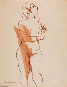 (untitled Standing Nude) — Morris Kantor