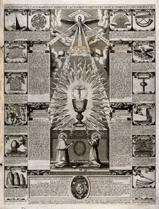 The Eucharist Venerated — Francesco Villamena