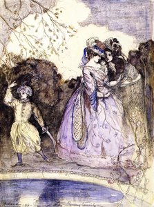 Les Premiers Conseils — Charles Edward Conder