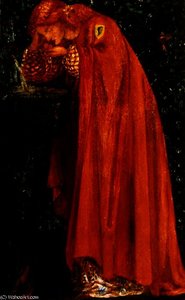 Woman Drinking From A Fountain — Dante Gabriel Rossetti, Pre-raphaelite