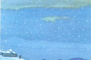 Frosty Mongolia — Nicholas Roerich, Symbolism