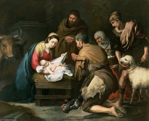 Adoration Of The Shepherds — Bartolomé Esteban Murillo