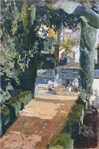 Courtyard Of The Dances, Alcazar Of Sevilla — Joaquín Sorolla Y Bastida