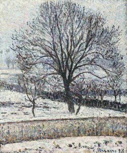 The Thaw, Eragny — Camille Pissarro