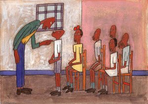 Classroom Scene — William H. Johnson